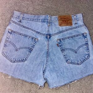 Levi's Women's Classic Light Blue Medium Blue Jean Shorts x 6